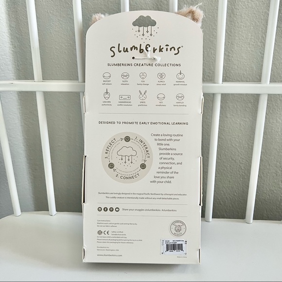 NIB Slumberkins Misfit Lynx Snuggler - Picture 3 of 6